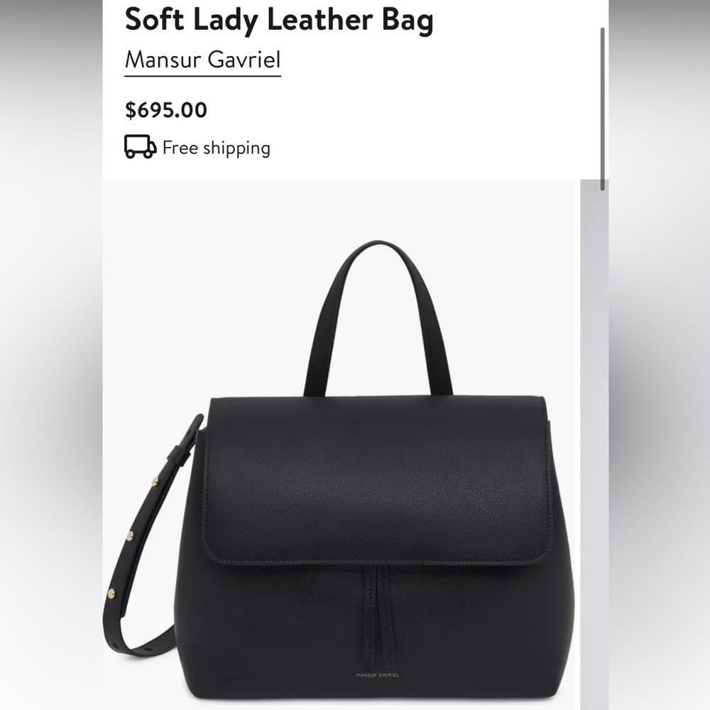 Mansur Gavriel Soft Lady Leather Bag